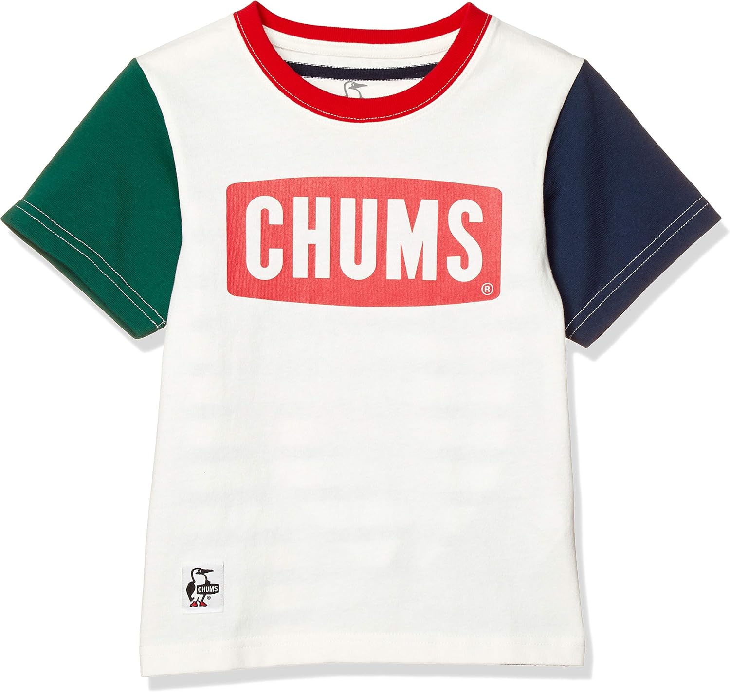 [chums]儿童t恤 kids chums logo t-shirt